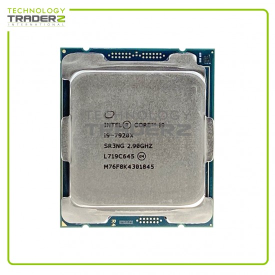SR3NG Intel Core i9-7920X 12-Core 2.90GHz 16.5MB 140W Processor SR3NG Intel Core i9-7920X 12-Core 2.90GHz 16.5MB 140W Processor
