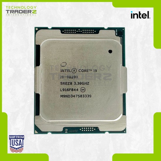 SREZ8 Intel Core i9-9820X 10-Core 3.30GHz 16.5MB 165W Processor **Pulled**