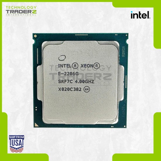 ** SRF7C Intel Xeon E-2286G 6-Core 4.00GHz 12MB 95W FCLGA1151 Processor **