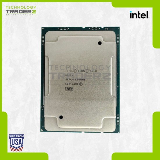 SRFQ4 Intel Xeon Gold 6262V 24-Core 1.90GHz 33MB 135W Processor **Pulled**