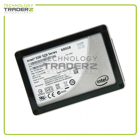 ** SSDSA2CW600G3 Intel 320 Series 600GB SATA 3Gbps 2.5" Solid State Drive**