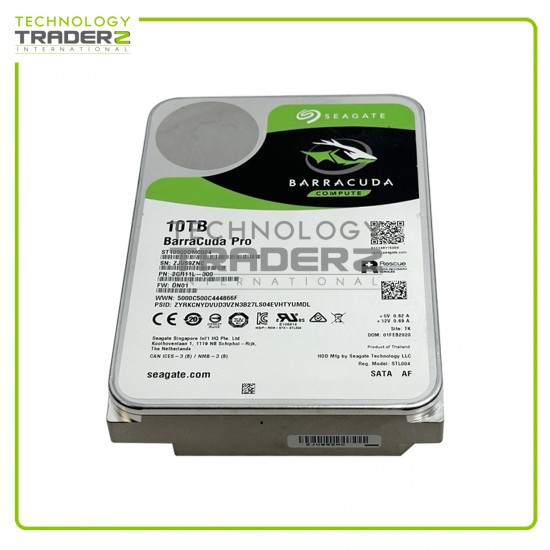 ST10000DM0004 Seagate Barracuda Pro 10TB 7.2K SATA 6Gbps 256MB 3.5” Hard Drive
