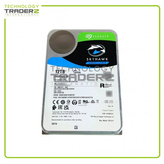 ** ST12000VE001 Seagate SkyHawk AI 12TB 7.2k SATA 6Gbps 256MB 3.5" Hard Drive**