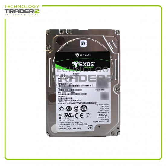 ** ST1200MM0129 Seagate Exos 1.2TB 10K SAS 12Gbps 256MB 2.5" Hard Drive**