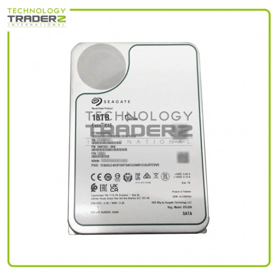 ** Seagate Exos X16 16TB 6Gbps SATA 7.2K 256MB 3.5" Hard Drive ST16000NM001G **