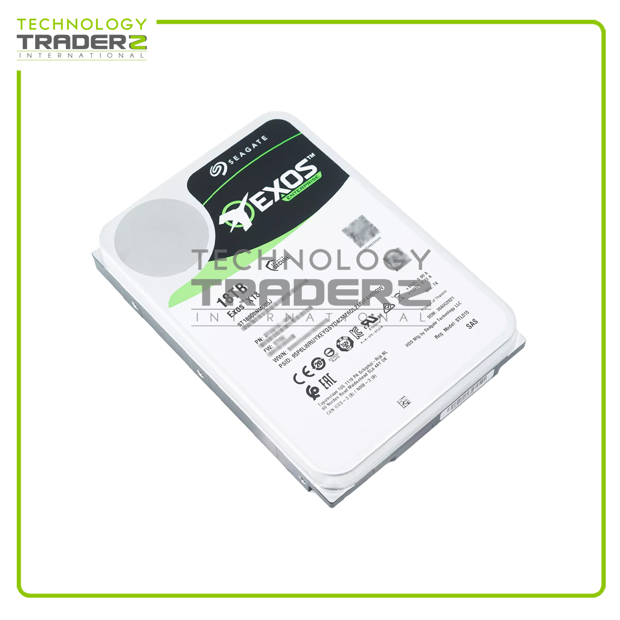 ST18000NM004J Seagate Enterprise Exos X18 18TB SAS 12Gbps 256MB