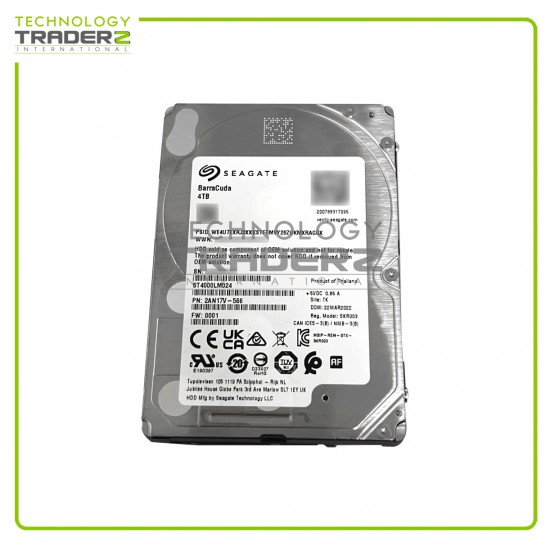 ** ST4000LM024 Seagate Barracuda 4TB 5.4K SATA 6Gbps 128MB 2.5" Hard Drive **