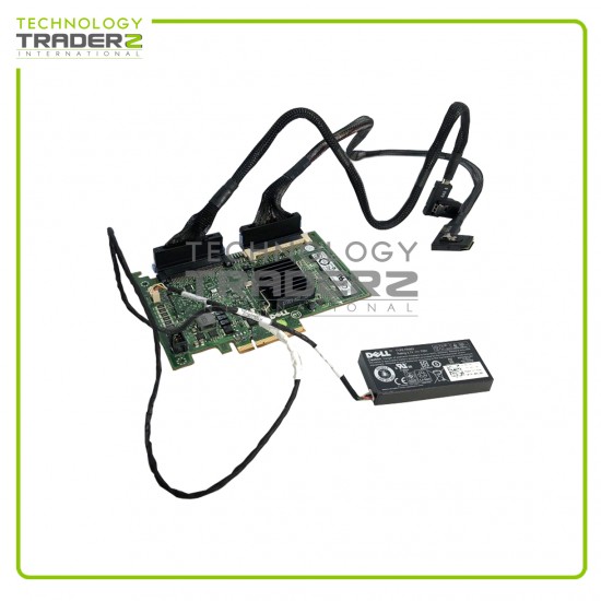 T954J Dell PERC 6/I DC SAS 3Gbps PCI-E RAID Controller 0T954J W/ 1x Battery