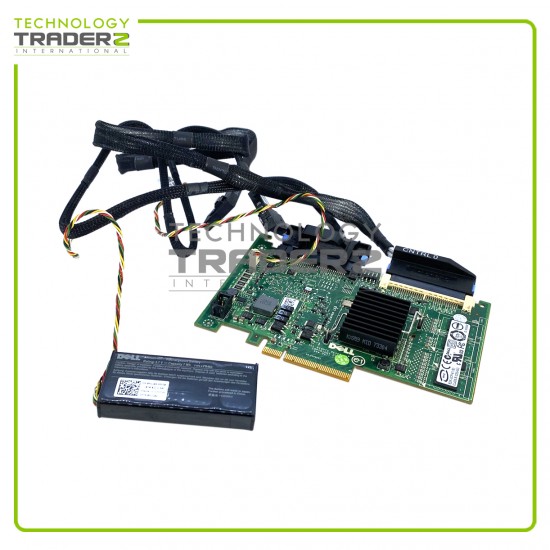 T954J Dell PERC 6/i SAS 3Gbps PCI-E RAID Controller Card W-1x 0RY631 1x 0NU209