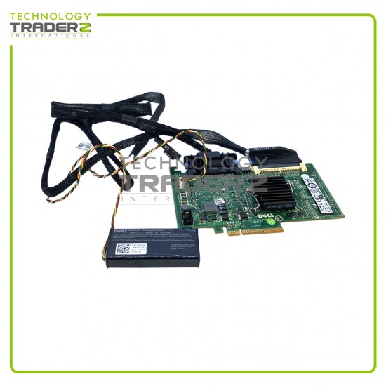 T954J Dell PERC 6/i SAS 3Gbps PCI-E RAID Controller Card W-1x 0RY631 1x 0NU209