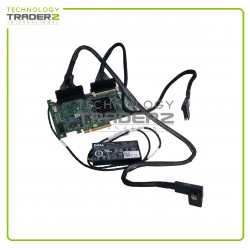 T954J Dell PERC 6/I DC SAS 3Gb PCI-E RAID Controller Card W-1x 0RF289 1x 0C31YC