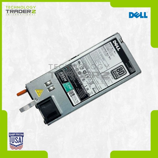 LOT OF 2 TH1CT Dell PowerEdge R730 495W 80 Plus Platinum Power Supply 0TH1CT