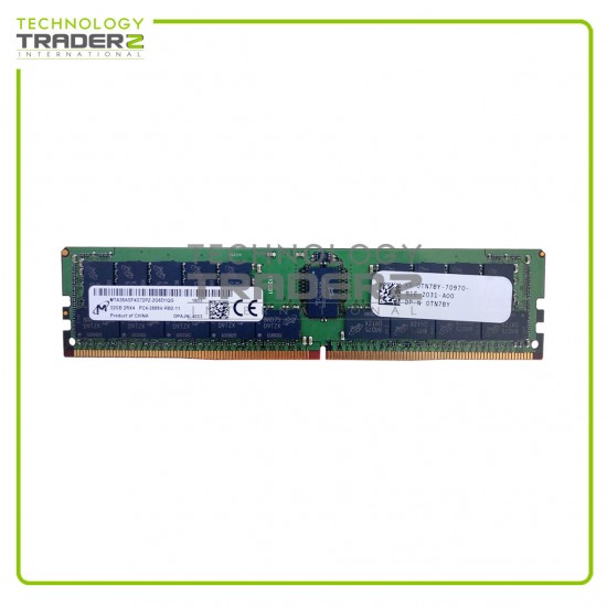 TN78Y Dell 32GB PC4-21300 DDR4-2666MHz ECC REG Dual Rank Memory Module 0TN78Y