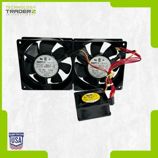 TUDC12H4P Nidec DC 12V 2.6W Tiny Fan W/ 2x D1238E48B7AP-00