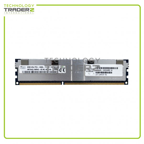 UCS-ML-1X324RZ-A Cisco 32GB PC3-14900 DDR3-1866MHz ECC DIMM Quad Rank Memory UCS-ML-1X324RZ-A Cisco 32GB PC3-14900 DDR3-1866MHz ECC DIMM Quad Rank Memory