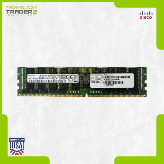 UCS-ML-X64G4RT-H Cisco Samsung 64GB PC4-23400 DDR4-2933MHz ECC REG 4DRx4 Memory