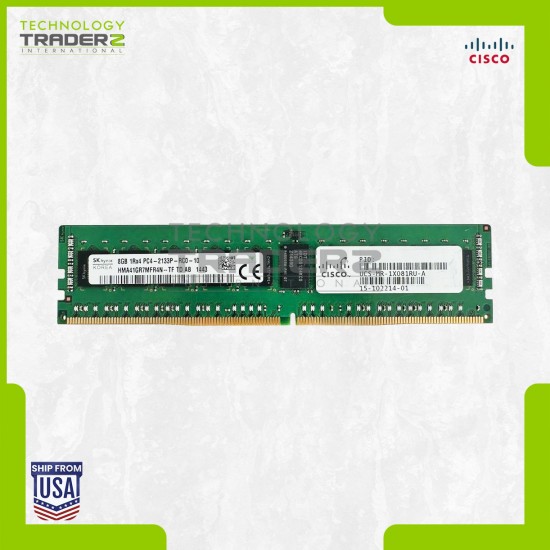 UCS-MR-1X081RU-A Cisco 8GB PC4-17000 DDR4-2133MHz ECC 1Rx4 RAM HMA41GR7MFR4N-TF