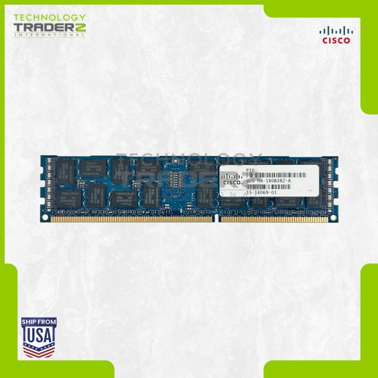 UCS-MR-1X082RZ-A Cisco 8GB PC3-14900 DDR3-1866MHz ECC 2Rx4 Memory 15-14069-01