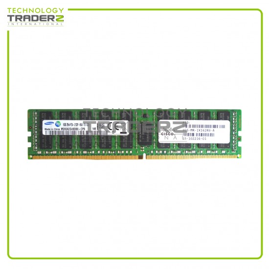 UCS-MR-1X162RU-A Cisco 16GB PC4-17000 DDR4-2133MHz ECC 2Rx4 Memory 15-102216-01
