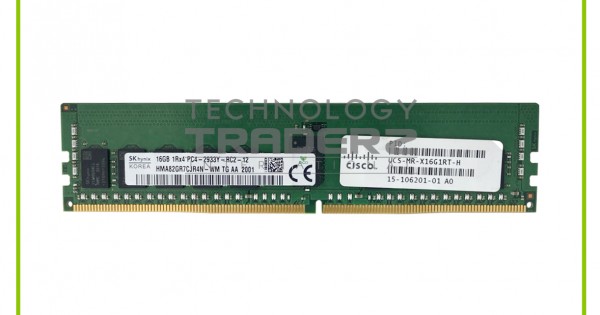 UCS-MR-X16G1RT-H Cisco 16GB PC4-23400 DDR4-2933MHz ECC 1Rx4 Memory