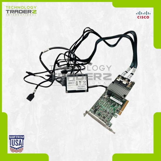 UCS-RAID-9266 V01 Cisco 6Gb SAS SATA PCI-E Controller L3-25413-11C W/ 1x Battery