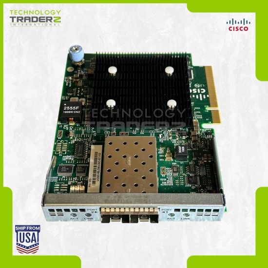 UCSC-MLOM-CSC-02 V02 Cisco 10Gbps 2-Port PCIe 2.0 x8 SFP+ Network Interface Card