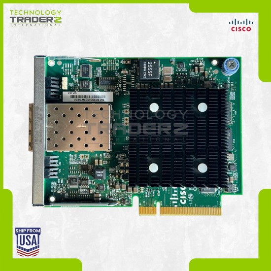 UCSC-MLOM-CSC-02 V02 Cisco 10Gbps 2-Port PCIe 2.0 x8 SFP+ Network Interface Card