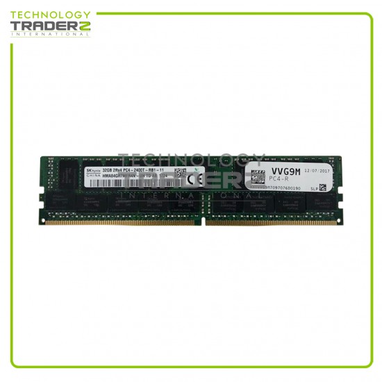 VVG9M Dell 32GB PC4-19200 DDR4-2400MHz ECC REG Dual Rank Memory HMA84GR7MFR4N-UH VVG9M Dell 32GB PC4-19200 DDR4-2400MHz ECC REG Dual Rank Memory HMA84GR7MFR4N-UH