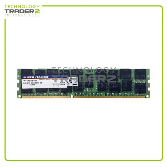 W16RB16G4S Super Talent 16GB PC3-12800 DDR3-1600MHz ECC REG Dual Rank Memory W16RB16G4S Super Talent 16GB PC3-12800 DDR3-1600MHz ECC REG Dual Rank Memory