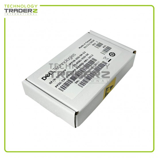 F/S W4GPP Dell 25GbE SFP28 SR 850NM 100m MMF Duplex Pluggable Transceiver 0W4GPP