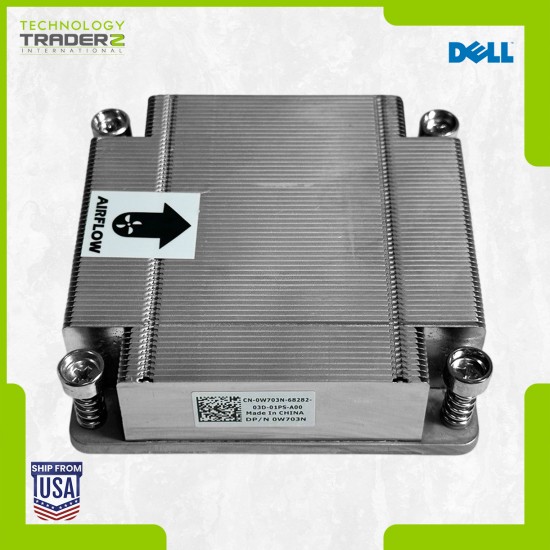 LOT OF 2 W703N Dell Poweredge R210 Processor Heatsink 0W703N **Pulled**