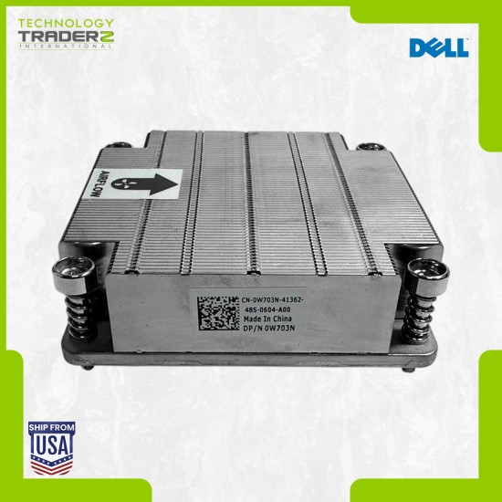 LOT OF 2 W703N Dell Poweredge R210 Processor Heatsink 0W703N **Pulled**