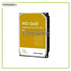 ** 0-Hours WD121KRYZ Western Digital Gold 12TB SATA 6Gbps 256MB 3.5" HDD **