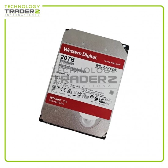 ** WD201KFGX Western Digital Red Pro 20TB SATA 6Gbps 512MB 3.5" Internal HDD **