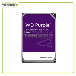 **0-Hours WD64PURZ WD Purple 6TB 5.4K 256MB SATA 6Gbps 3.5" Surveillance HDD **