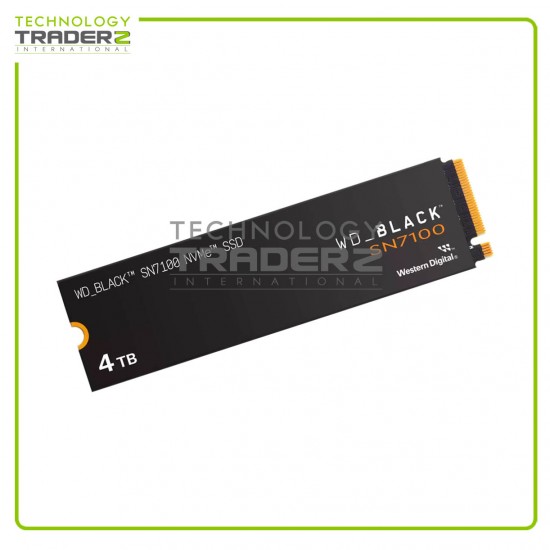 ** WDS400T4X0E Western Digital Black 4TB SN7100 NVMe M.2 2280 Internal SSD **
