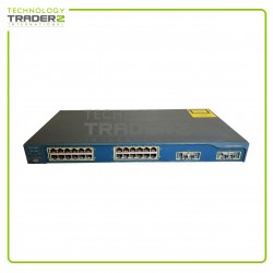 Cisco 2950G 24-Ports Managed Ethernet Switch WS-C2950G-24-EI W-2x Transceiver