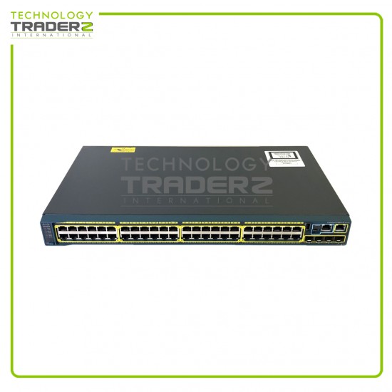 WS-C2960S-48TS-L V06 Cisco 2960S 48-Port 4x SFP+ Gigabit Ethernet Switch