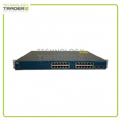 WS-C3560-24PS-S V07 Cisco Catalyst 3560 PoE-24 2-SFP Ethernet Switch W-Brackets