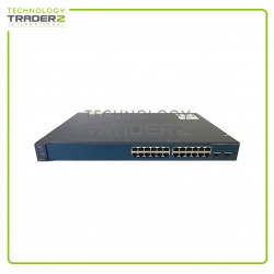 WS-C3560V2-24PS-S V08 Cisco 3560 V2 PoE+ 24 Port Dual SFP Managed Network Switch