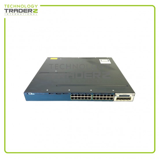 WS-C3560X-24P-L V02 Cisco 3560X 24 Port PoE+ Ethernet Switch W-1x C3KX-NM-1G