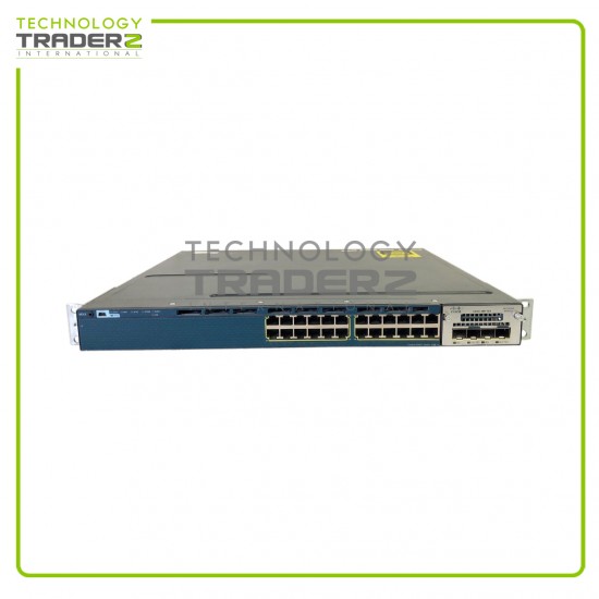 WS-C3560X-24P-L V02 Cisco 3560X 24 Port 1GigE PoE+ Switch W-1x C3KX-NM-10G V01