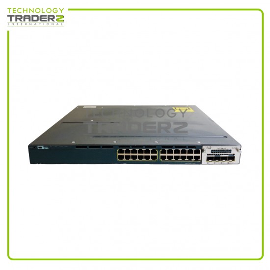 Cisco 3560X V01 24 Port Ethernet Switch WS-C3560X-24T-L V01 W-1x C3KX-NM-10G