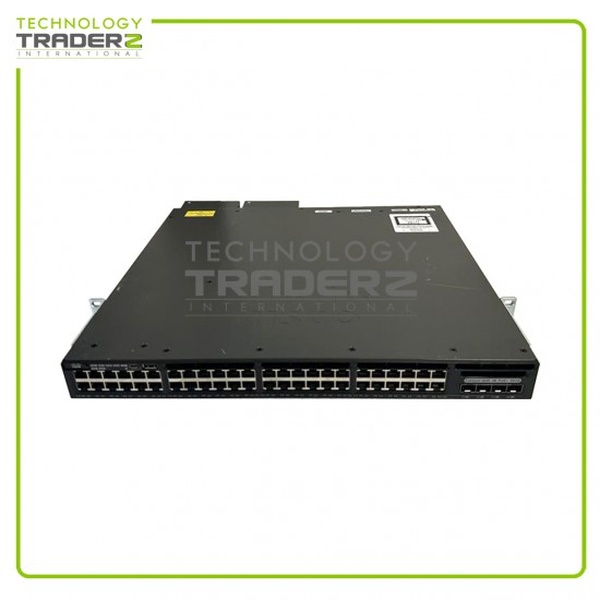 WS-C3650-48FS-L V04 Cisco Catalyst 3650 48-Port PoE+ 4x1G Ethernet Switch