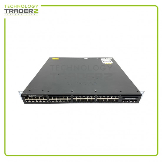 WS-C3650-48TS-S V04 Cisco Catalyst 3650 48-Port 4x1G Uplink Ethernet Switch