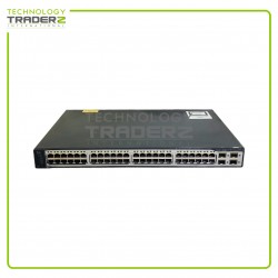 WS-C3750V2-48PS-S V07 Cisco Catalyst 3750 48 Port PoE 4x SFP+ Network Switch