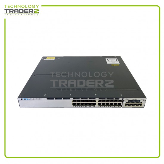 WS-C3750X-24P-S V05 Cisco 3750X PoE+ 24 Port Ethernet Switch W-1x C3KX-NM-1G