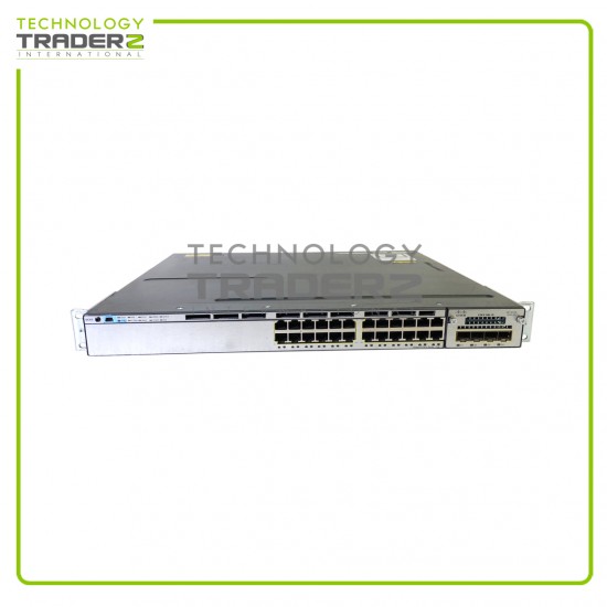 WS-C3750X-24P-S V06 Cisco Catalyst 3750X PoE+ 24 Port Switch W-1x C3KX-NM-1G