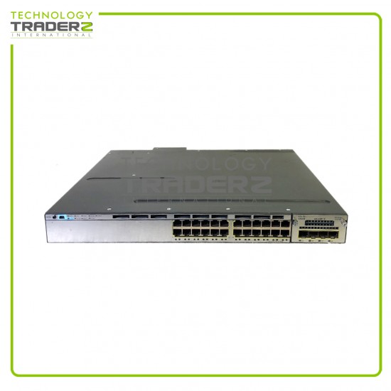 WS-C3750X-24T Cisco Catalyst 3750X 24-Port Gigabit Switch W-1x C3KX-NM-1G V01