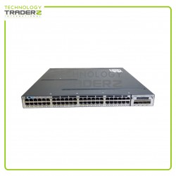 WS-C3750X-48P-S V05 Cisco 3750X PoE+ 48-Port Network Switch W-1x C3KX-NM-1G